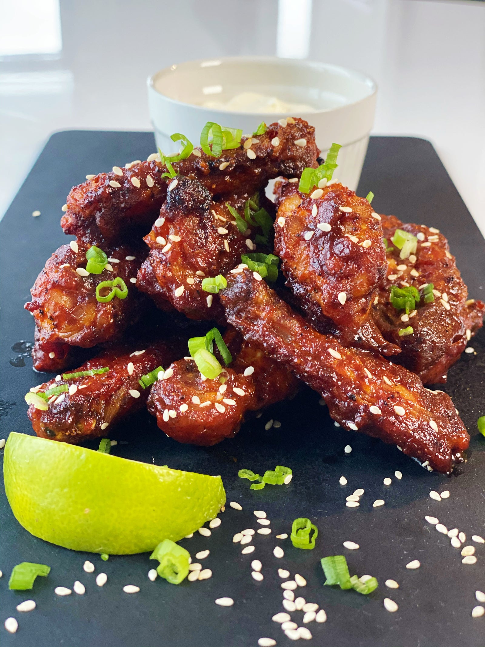 Peruvian Sweet N' Spicy Chicken Wings - Brasa Peruvian Kitchen