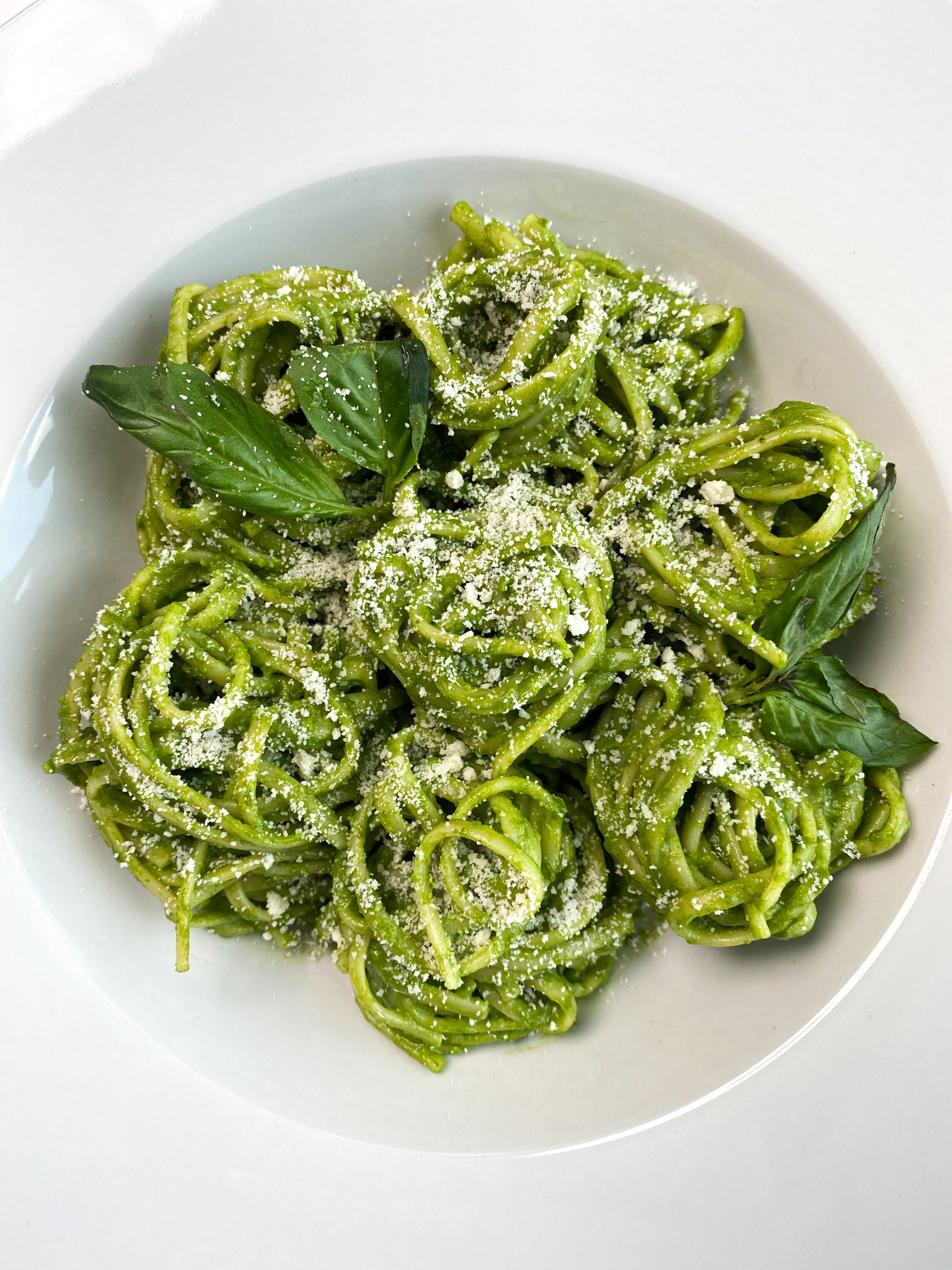 Peruvian Pesto Linguine Recipe in 20 Minutes - Brasa Peruvian Kitchen