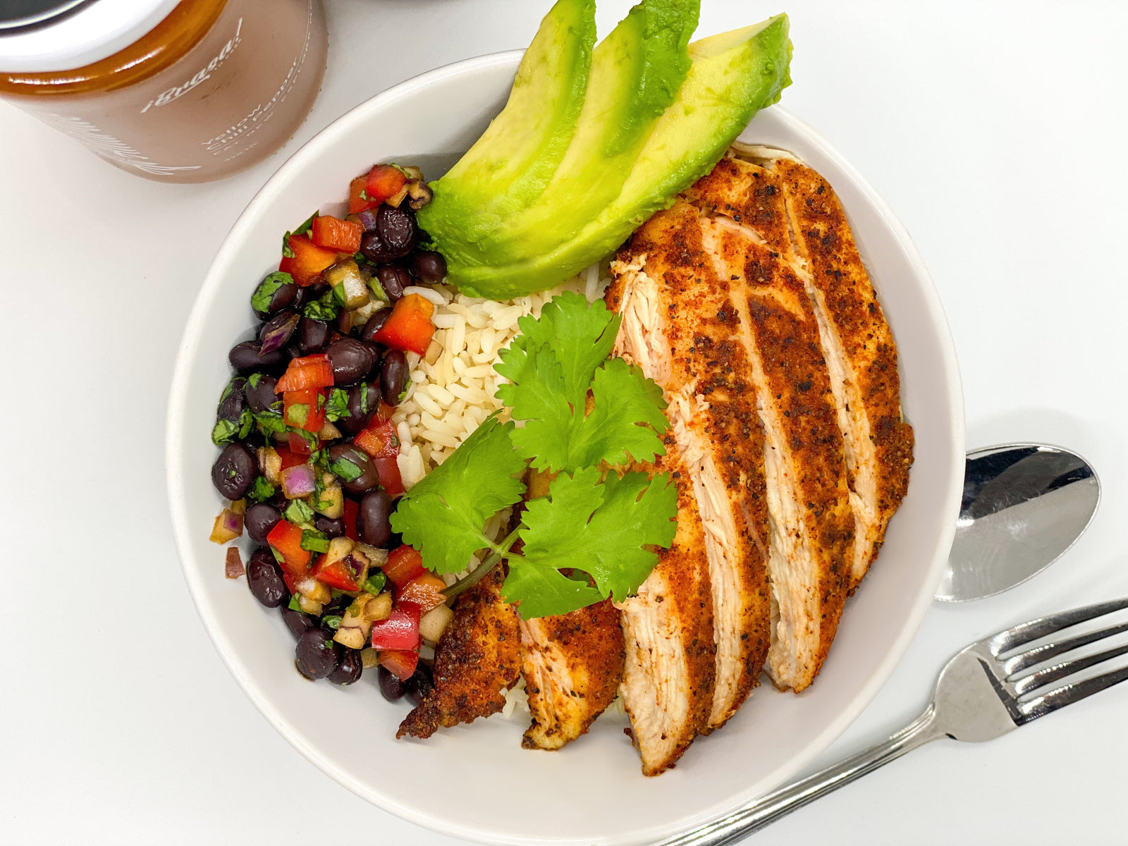 Healthy Peruvian Chicken Rice Bowl in 30 Minutes - Brasa Peruvian Kitchen