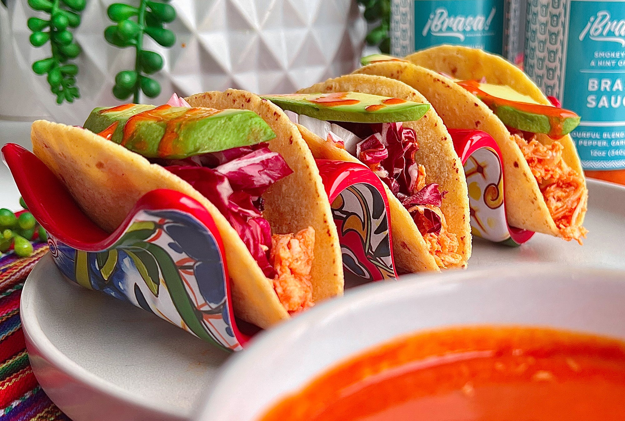 Tantalize Your Taste Buds With This Easy Shredded Chicken Tacos With Brasa Sauce Recipe!