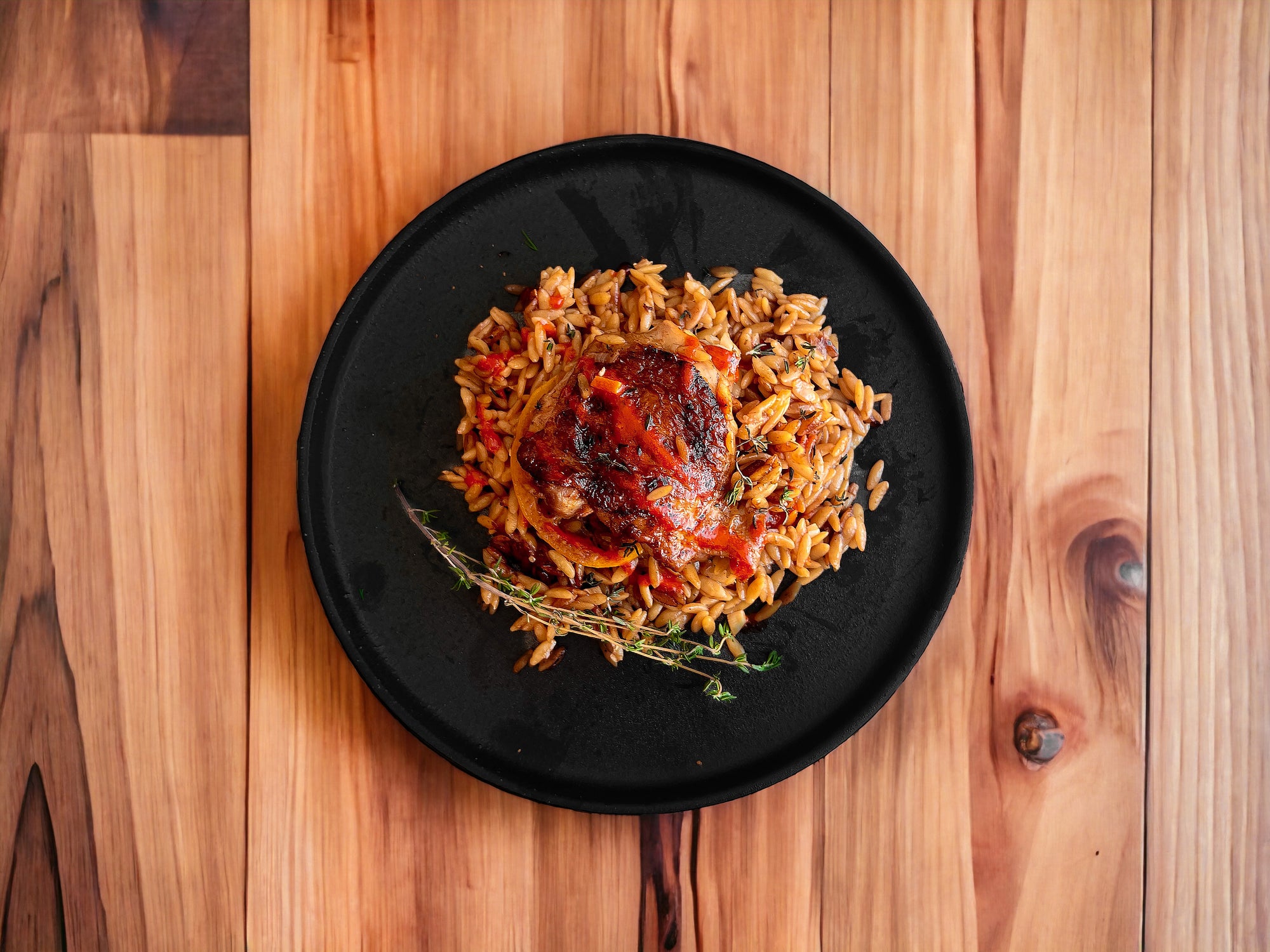 Deliciously Effortless! One Pot Chicken & Orzo Recipe with Brasa Sauce